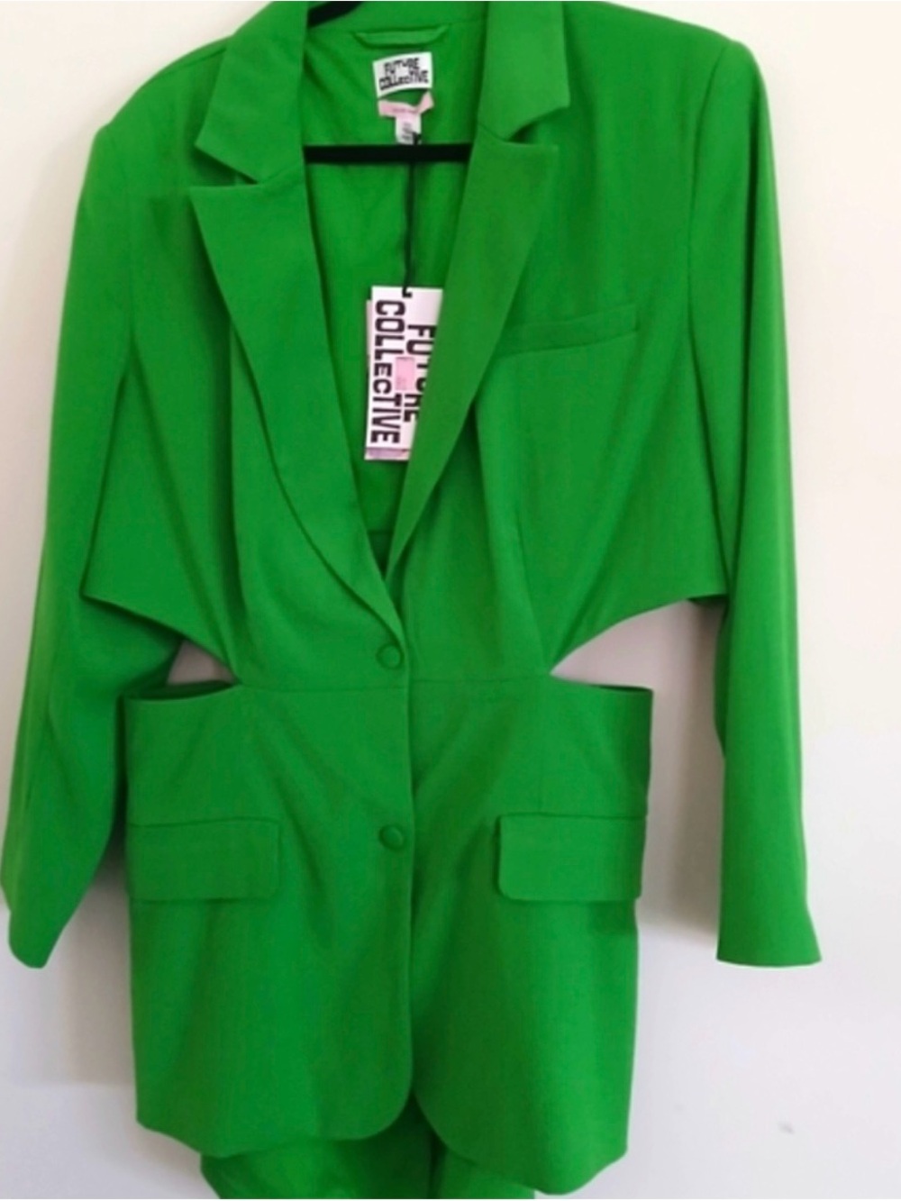 Future Collective Green Blazer